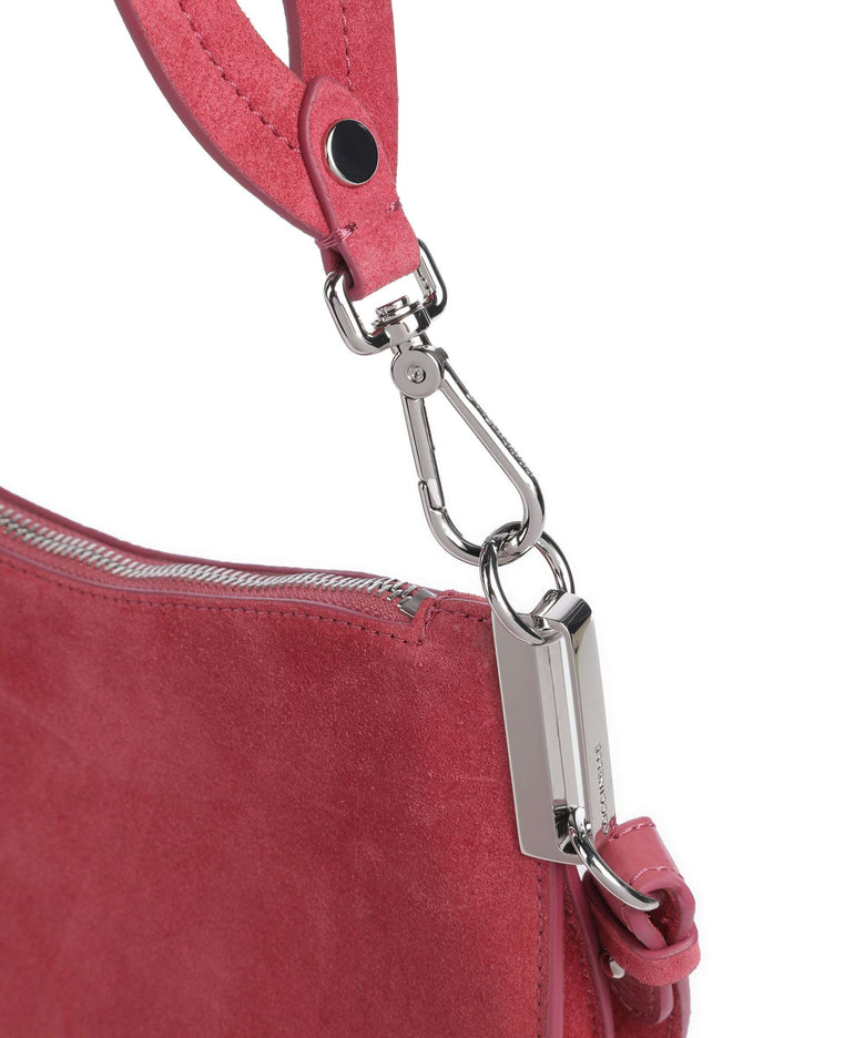 Coccinelle Sunup Suede Hobo bag rosewood