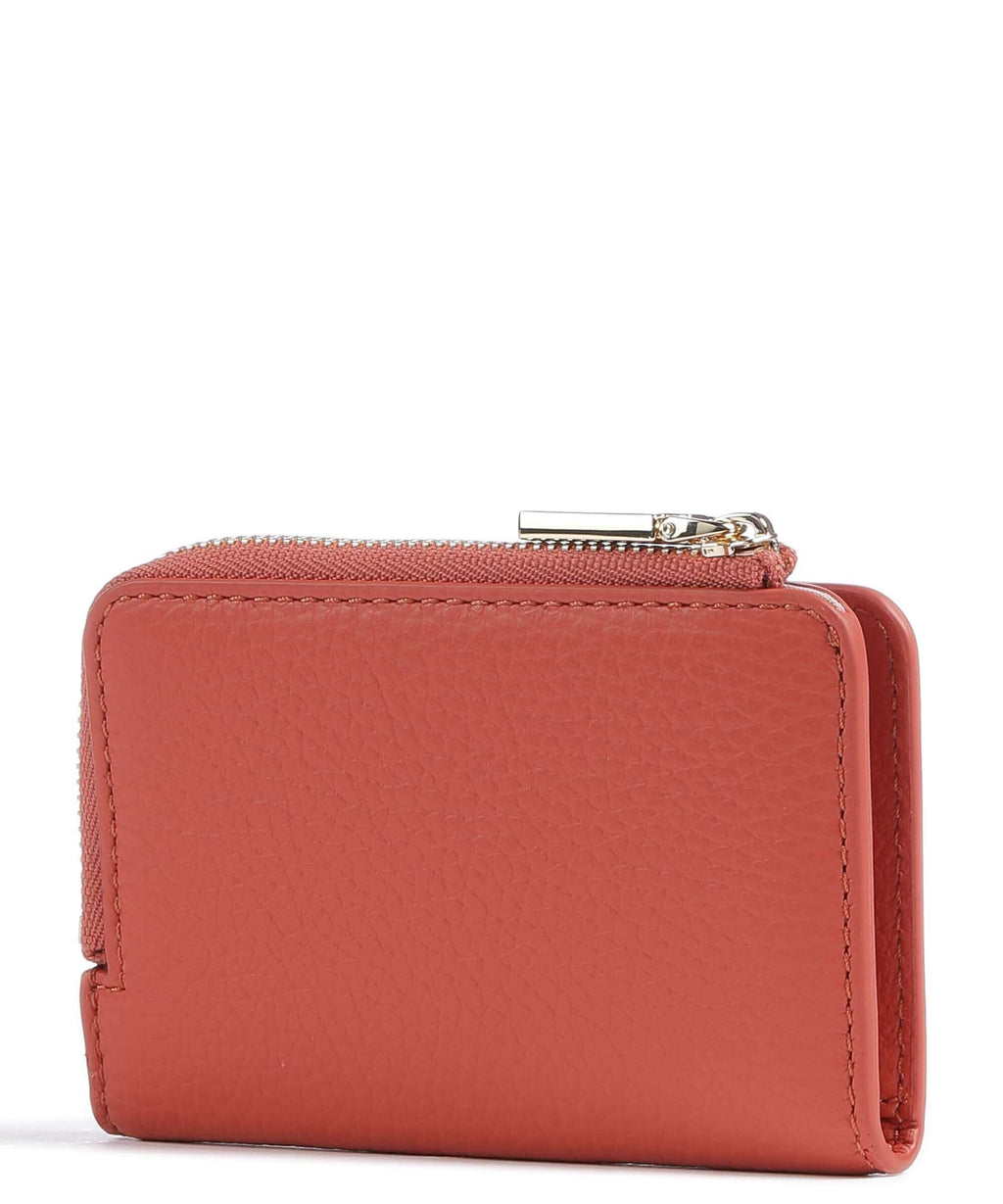 Coccinelle Metallic Soft Wallet grenadine red