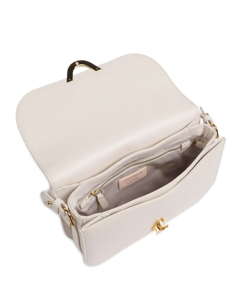 Coccinelle Dew Shoulder bag lambskin white