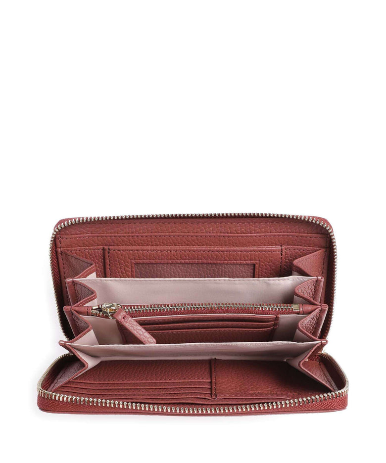 Coccinelle Metallic Soft Wallet brandy