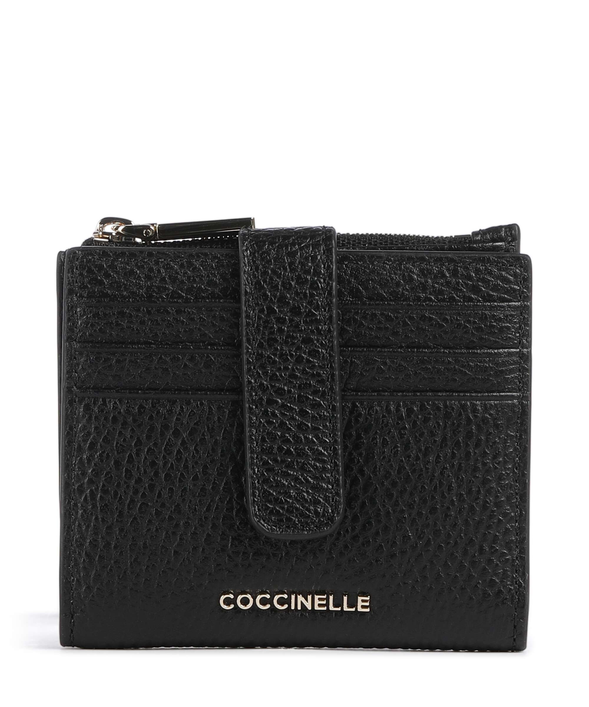 Coccinelle Metallic Soft Wallet noir