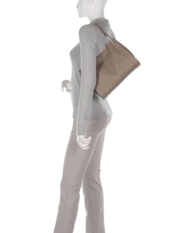 Coccinelle Wallace Shoulder bag warm taupe/rosette