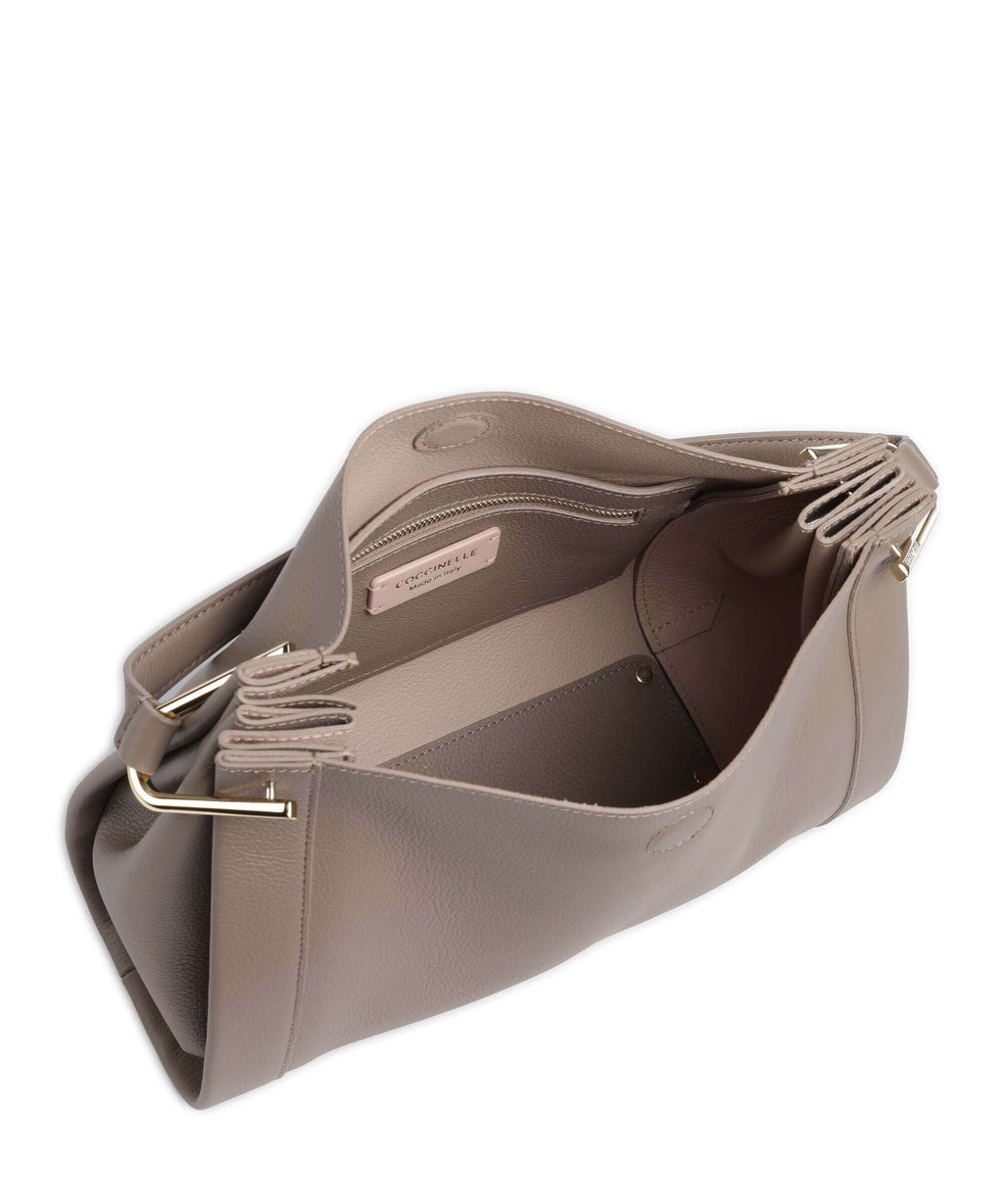 Coccinelle Wallace Shoulder bag warm taupe/rosette