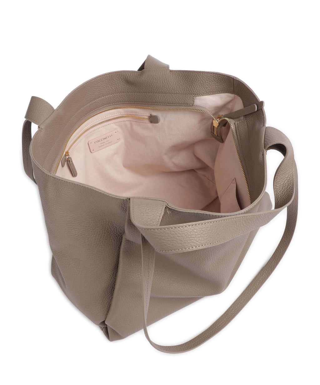 Coccinelle Oliver Tote bag warm taupe