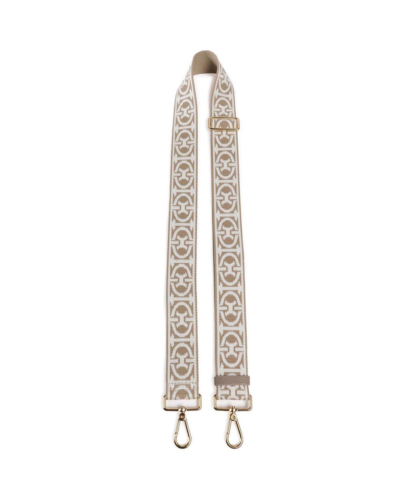 Coccinelle Nastro Monogram Bag strap multicolour/sand/warm taupe