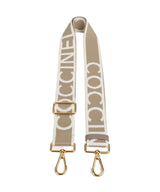 Coccinelle Nastro Signature Alça de ombro sand/warm taupe