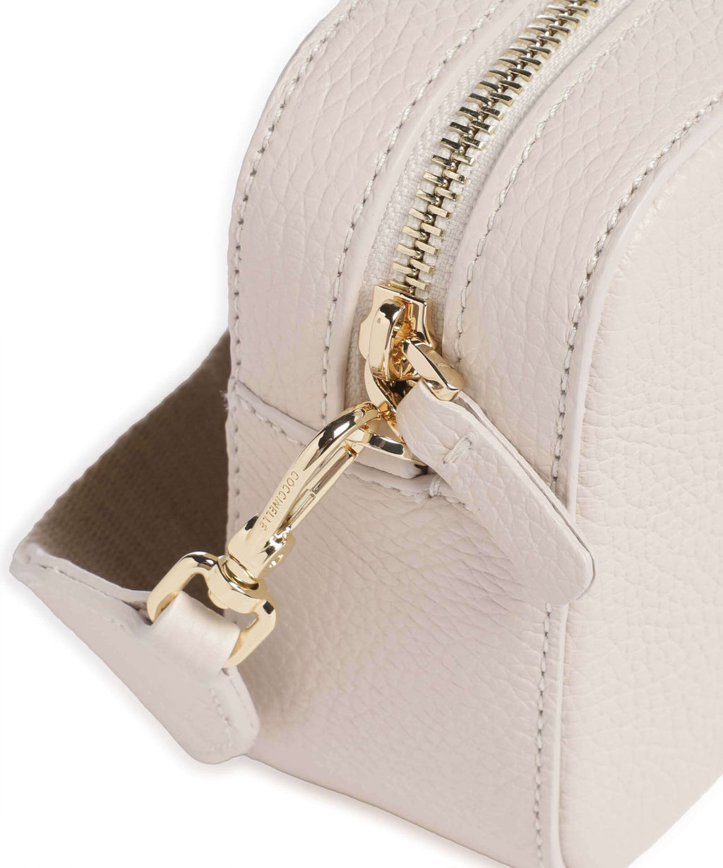 Coccinelle Tebe Crossbody bag lambskin white