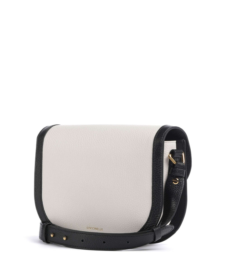 Coccinelle Dew Crossbody bag blanco/noir