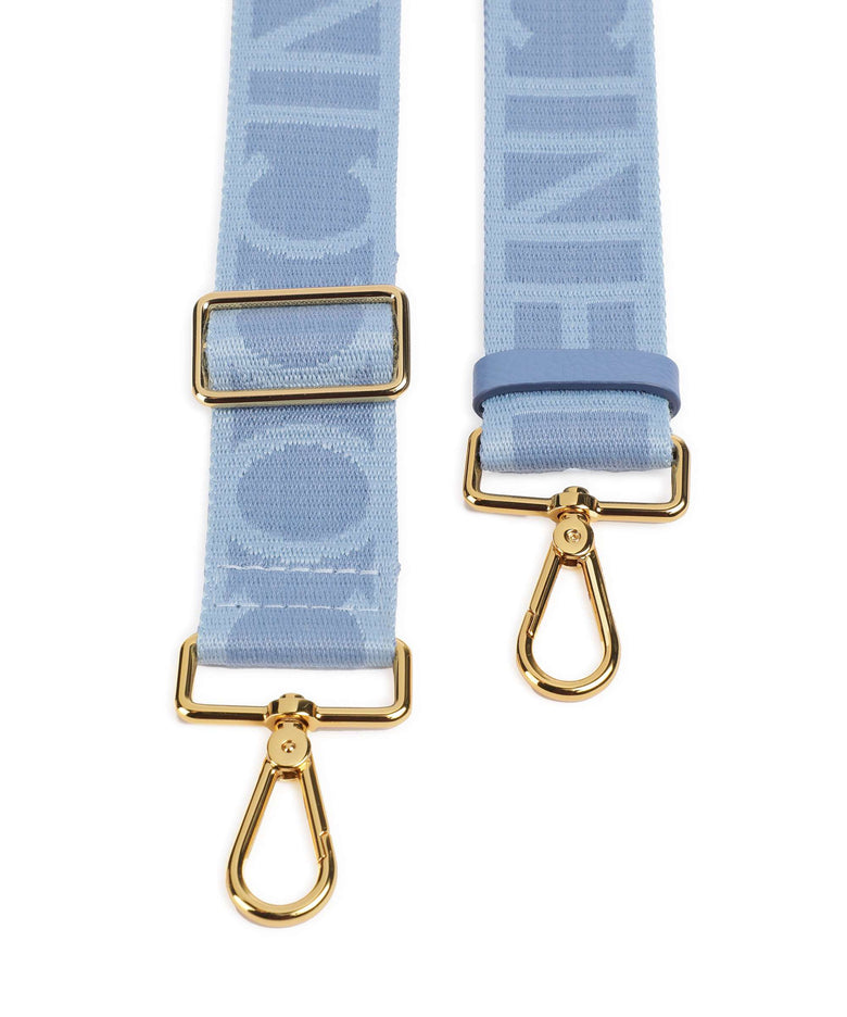 Coccinelle Nastro Signature Bag strap azul