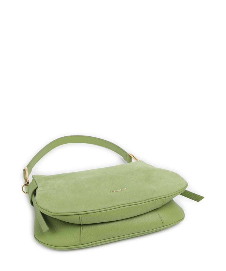Coccinelle Magie Suede Hobo bag guacamole