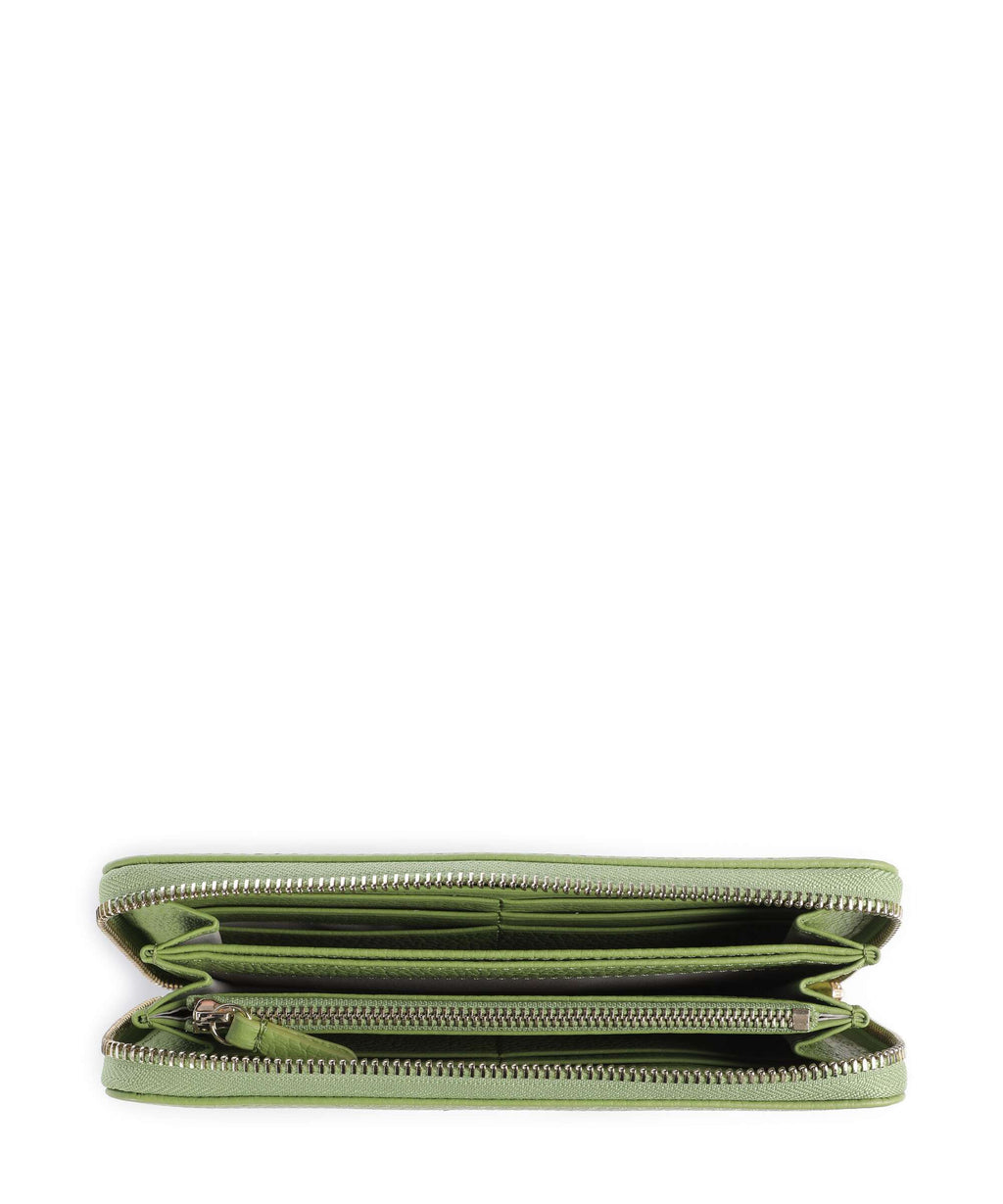 Coccinelle Metallic Soft Wallet guacamole