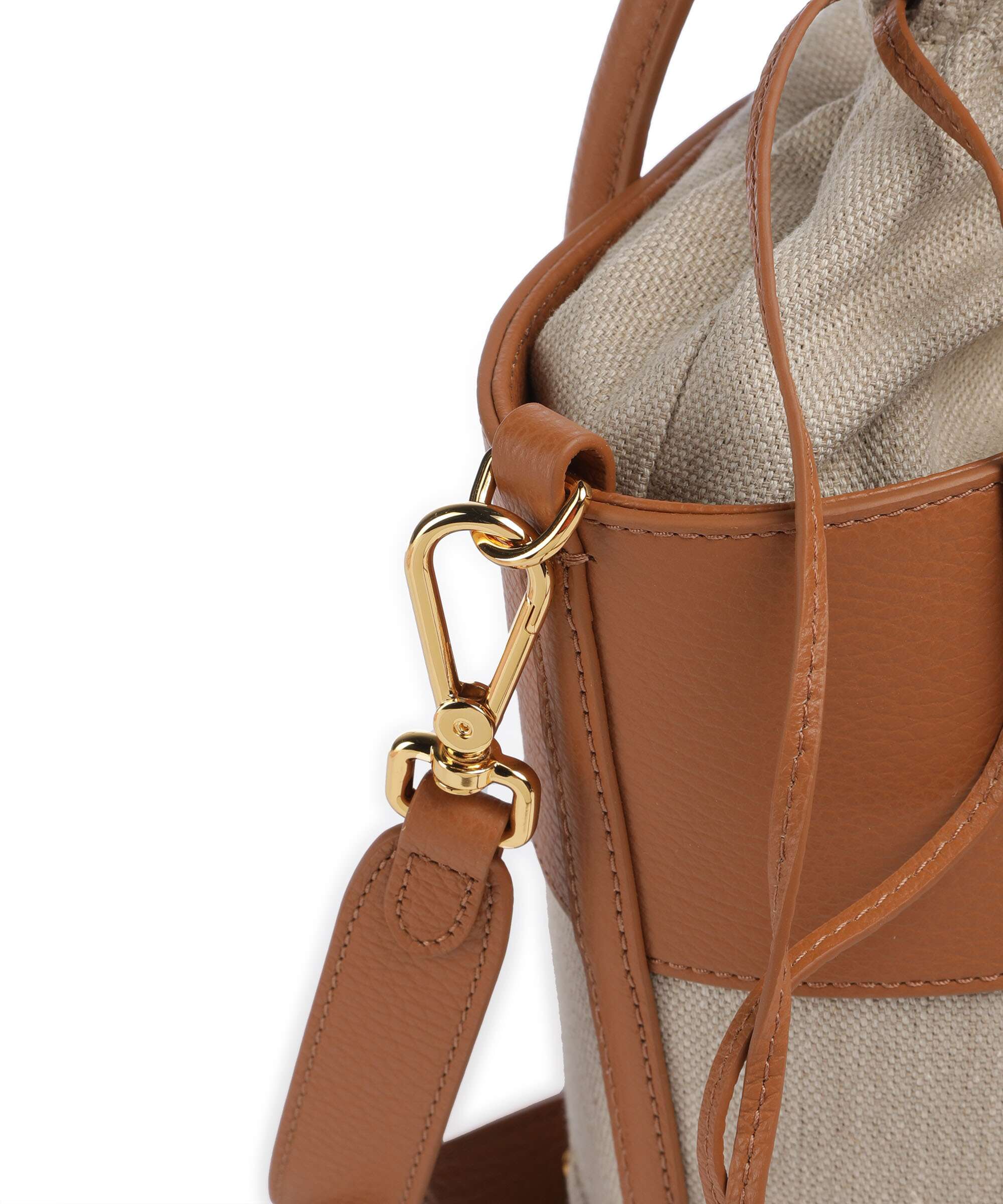 Coccinelle Myrtha Canvas Bucket bag natural/cuir