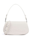 Coccinelle Myrtha Maxi Logo Bolsa tiracolo blanco