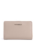 Coccinelle Metallic Soft Wallet rosette