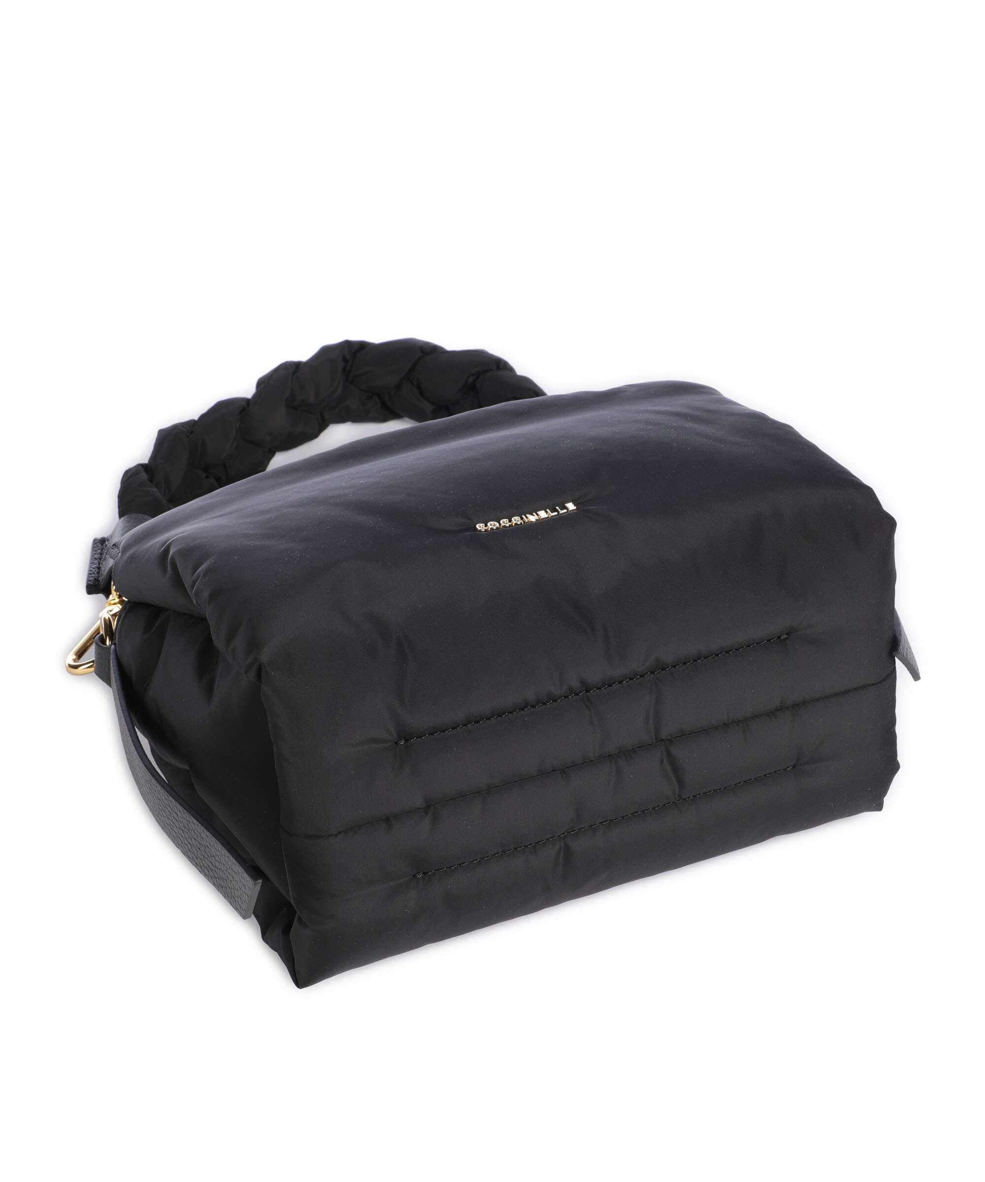 Coccinelle Boheme Puffy Nylon Handbag noir
