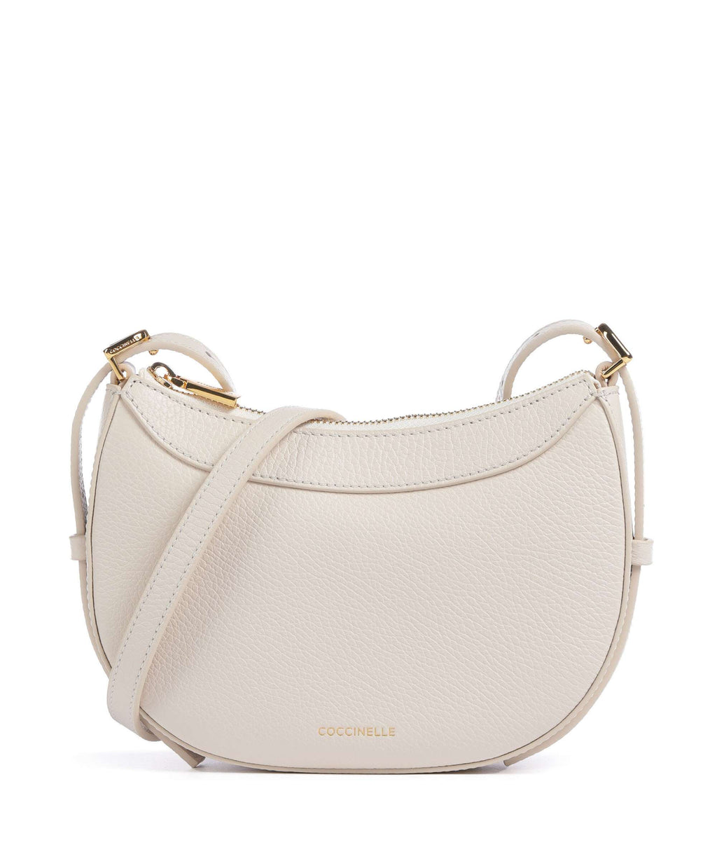 Coccinelle Whisper Crossbody bag lambskin white