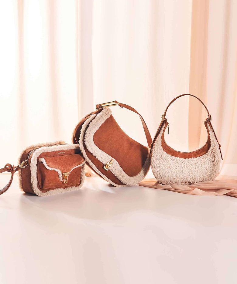 Coccinelle Whisper Hobo bag natural/cuir