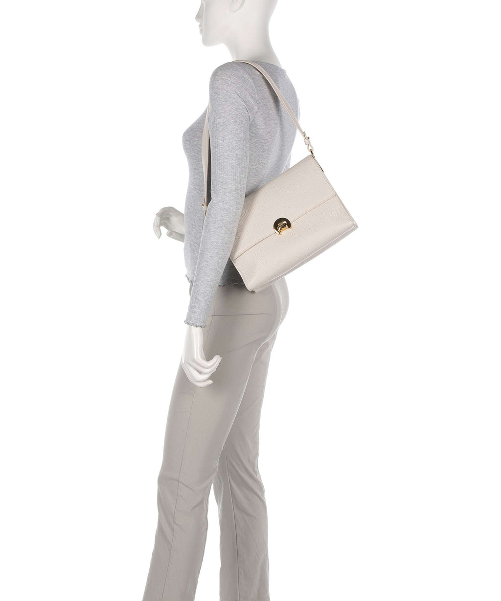 Coccinelle Binxie Shoulder bag lambskin white