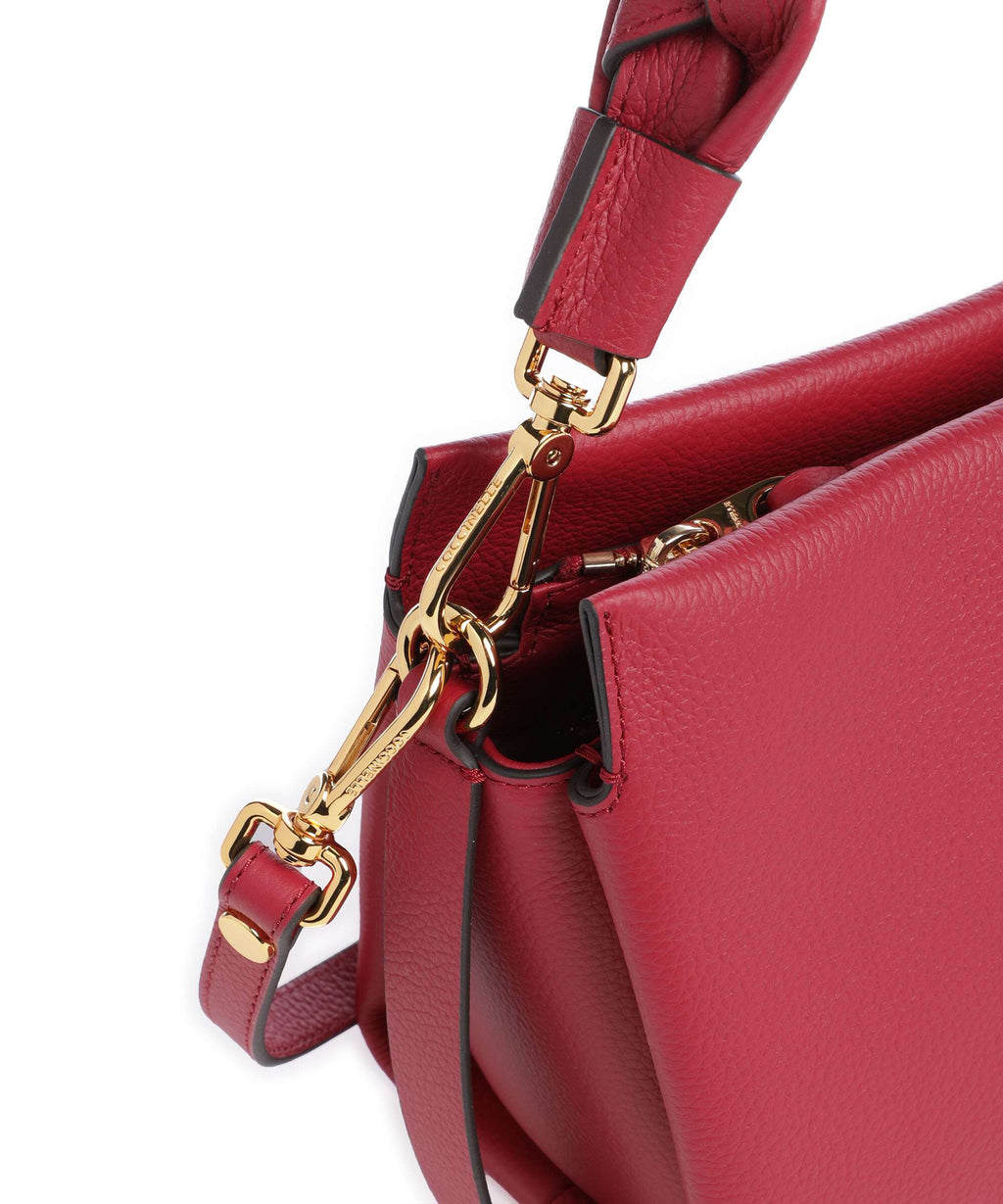 Coccinelle Boheme Grana Double Handbag sangria/skin