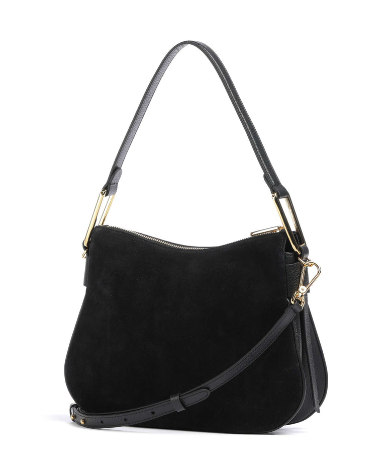 Coccinelle Magie Suede Hobo bag noir