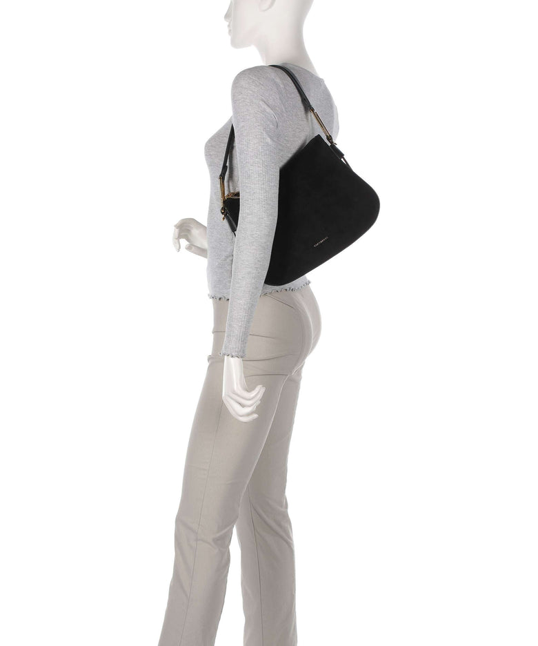 Coccinelle Magie Suede Hobo bag noir