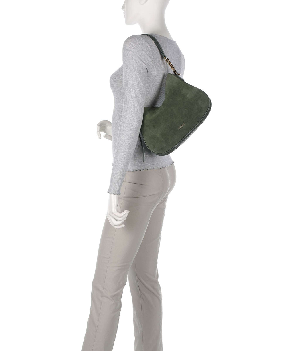 Coccinelle Magie Suede Hobo bag alga