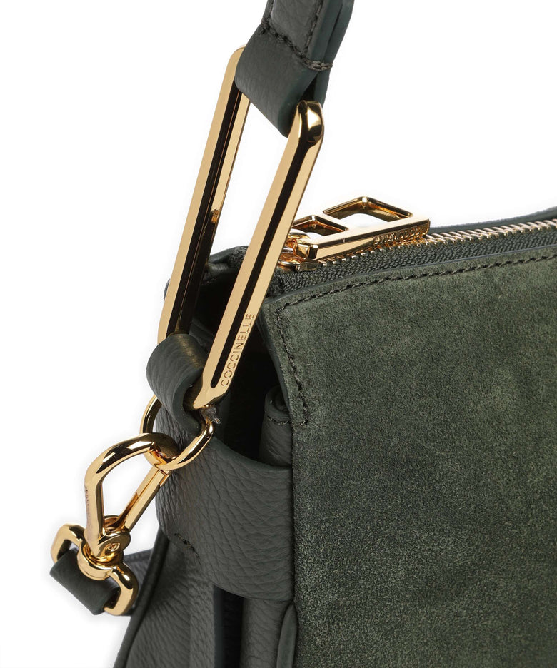 Coccinelle Magie Suede Hobo bag alga