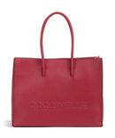 Coccinelle Myrtha Maxi Logo bolsa shopper sangria