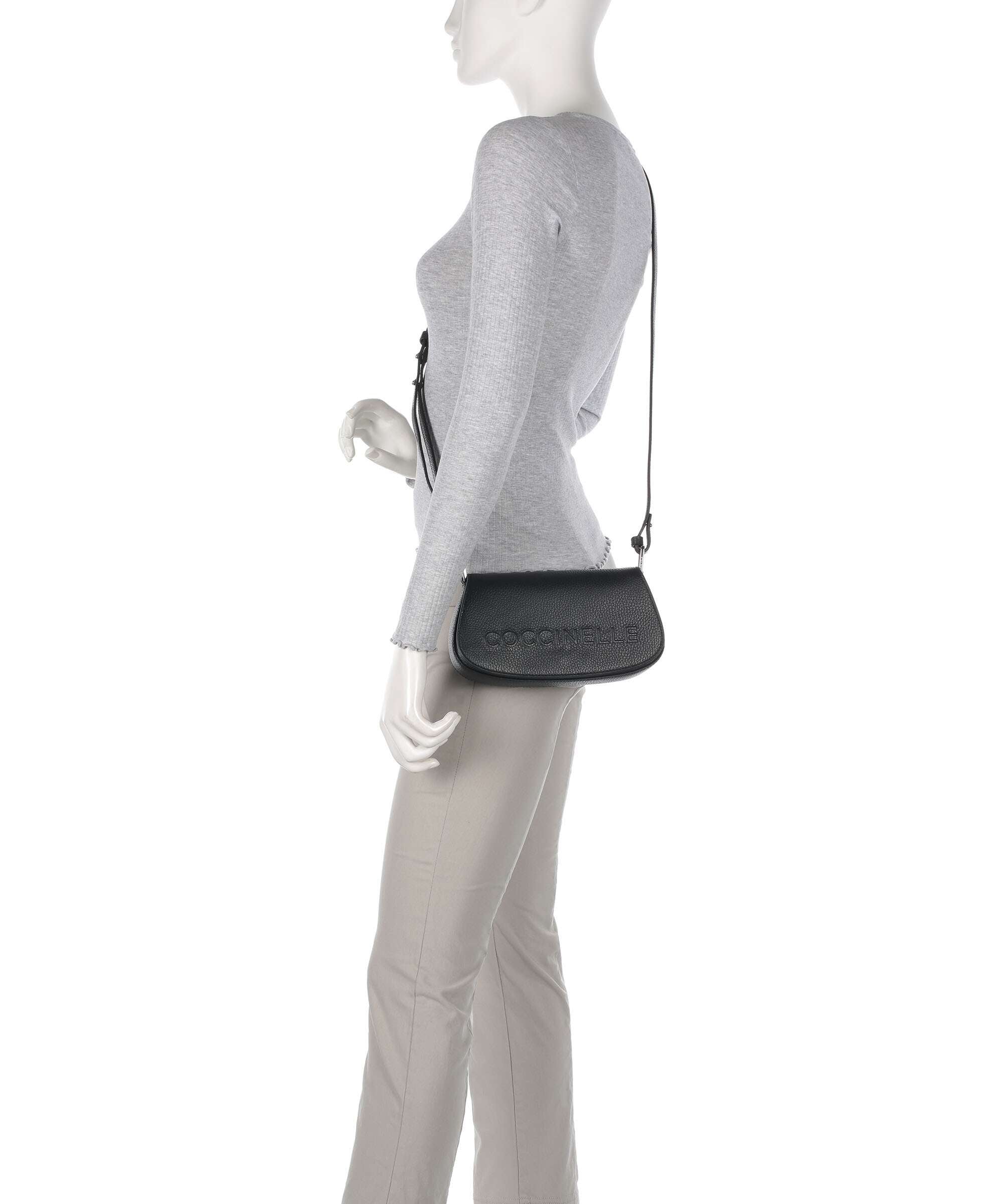 Coccinelle Myrtha Maxi Logo Shoulder bag noir
