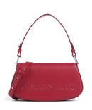 Coccinelle Myrtha Maxi Logo Bolsa tiracolo sangria