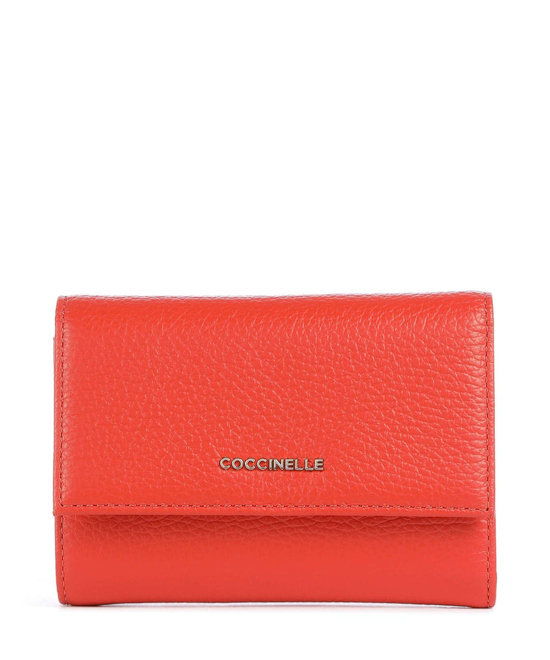 Coccinelle Metallic Soft Wallet gazpacho