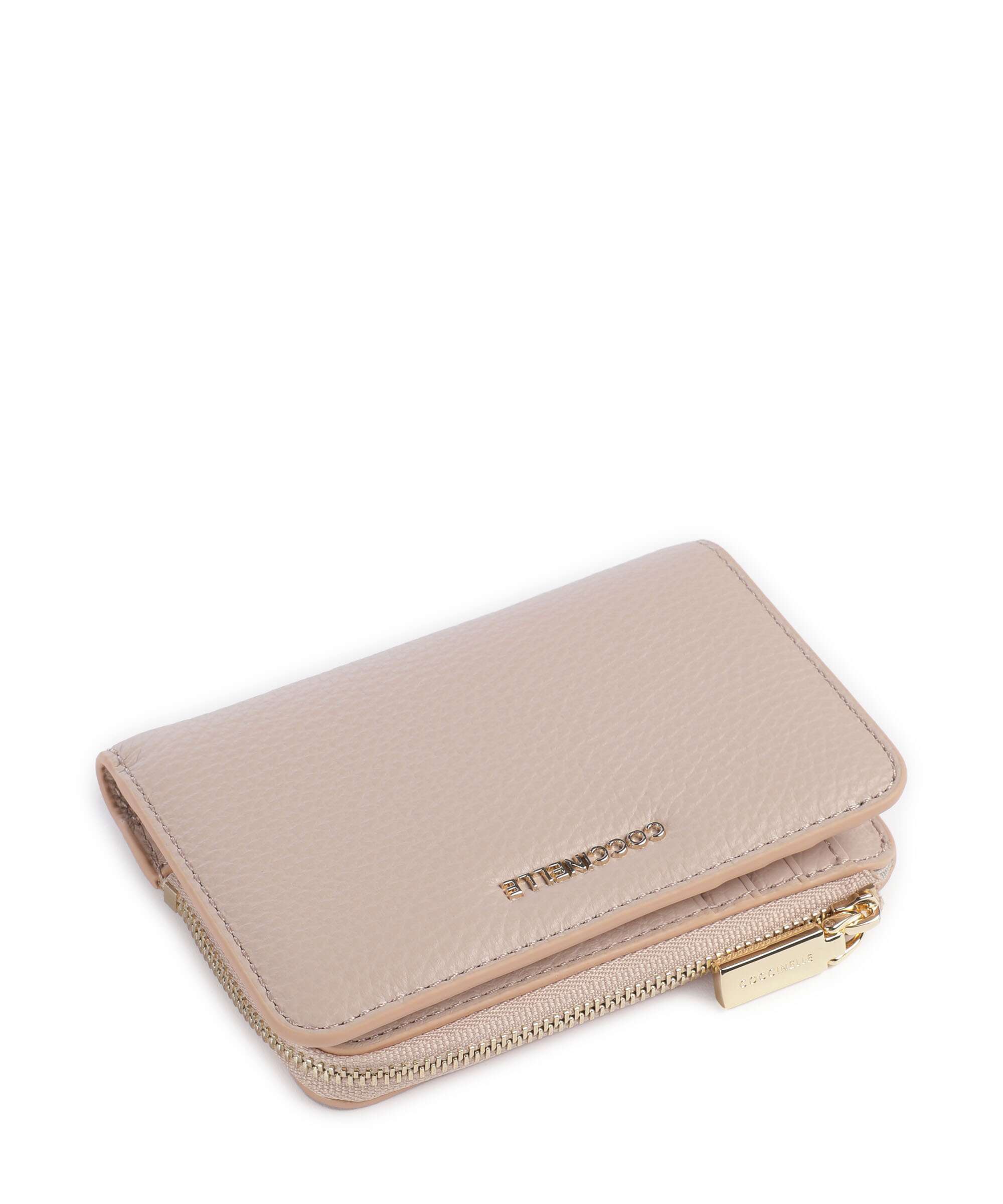 Coccinelle Metallic Soft Wallet rosette
