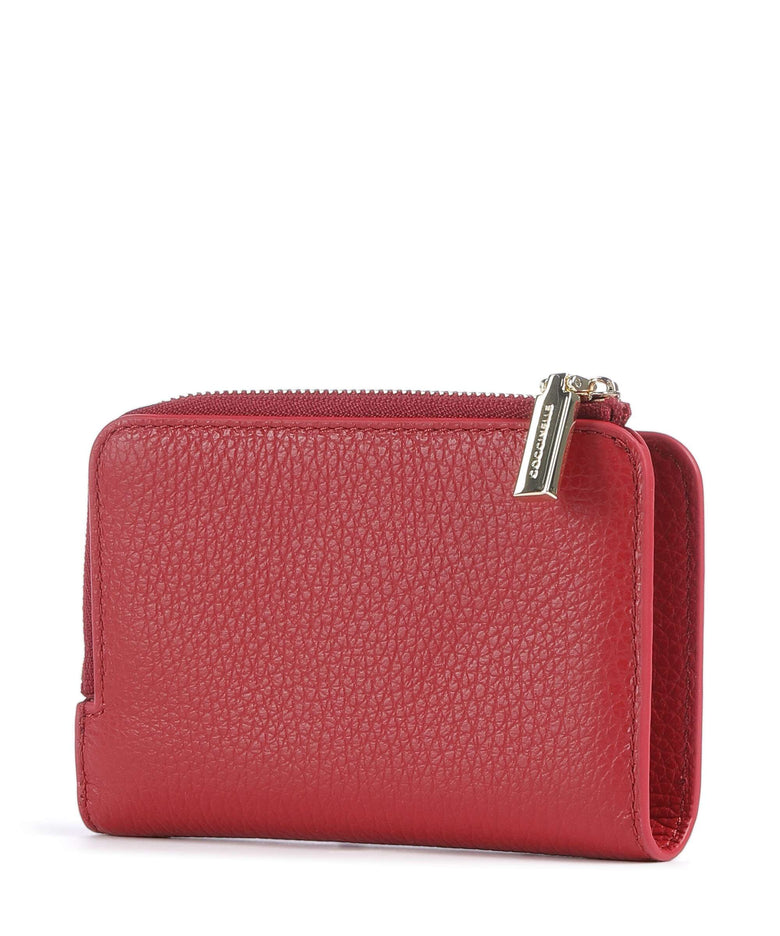 Coccinelle Metallic Soft Wallet ruby
