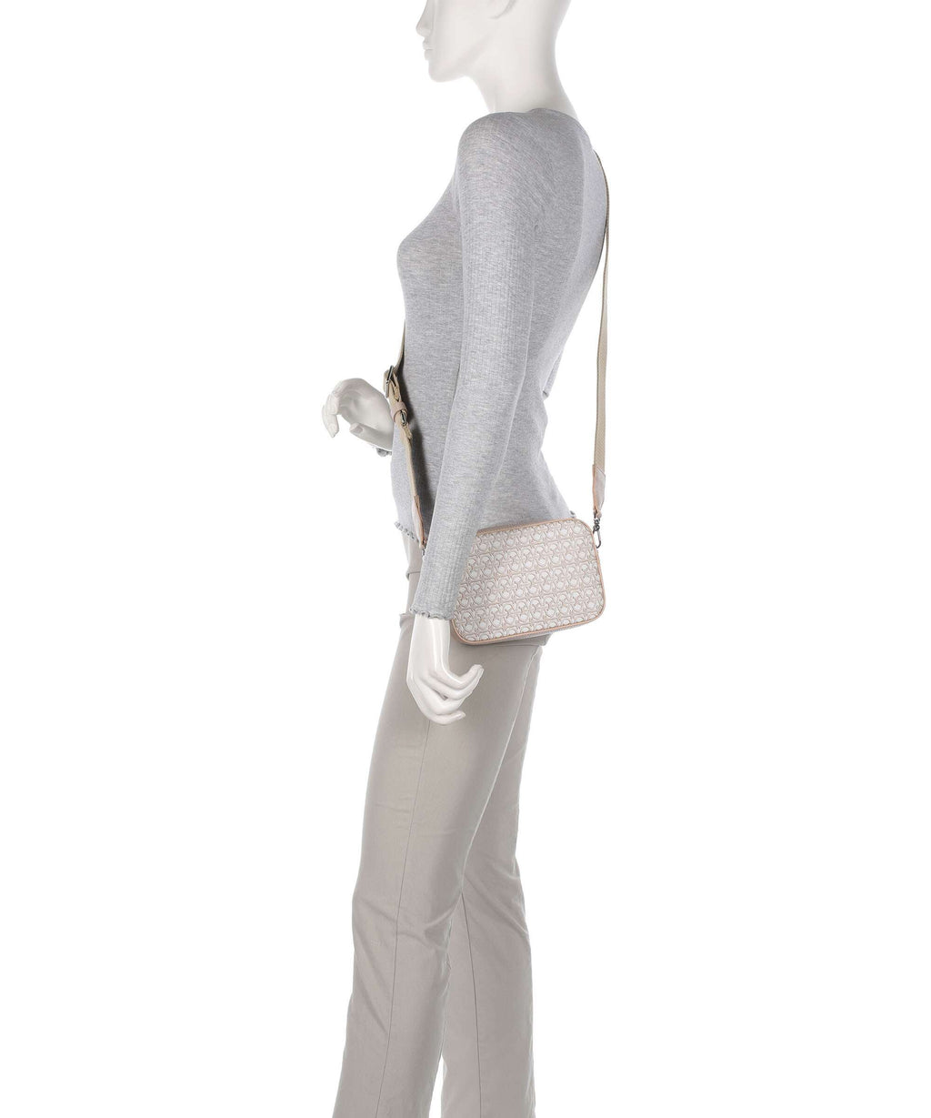 Coccinelle Tebe Monogram Crossbody bag multicolour/blanco/rosette