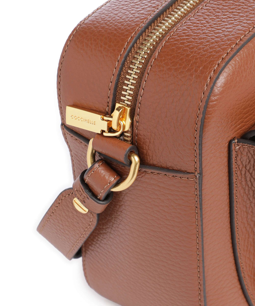 Coccinelle Beat Soft Crossbody bag cognac