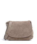 Coccinelle Rebekka Suede Bolsa tiracolo warm taupe