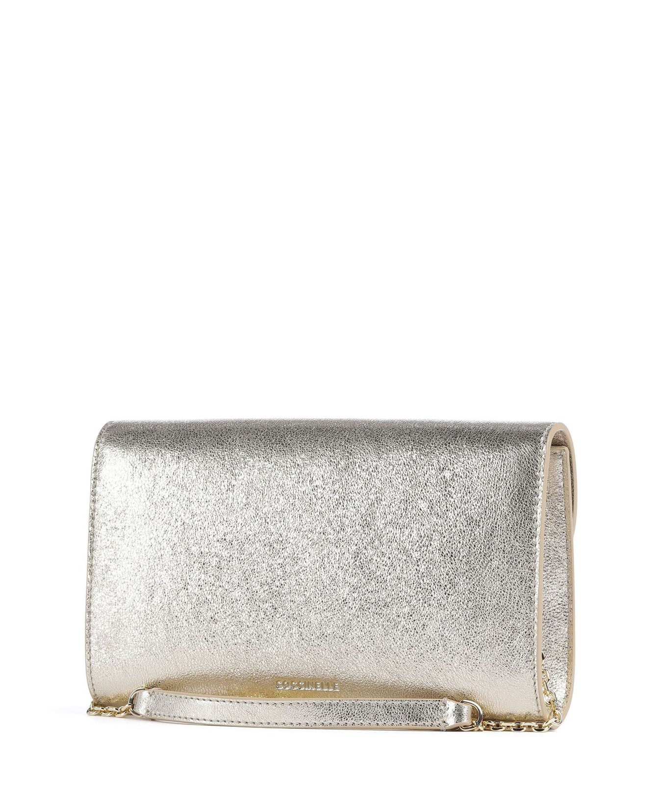 Coccinelle Nikla Smooth Crossbody bag pale gold
