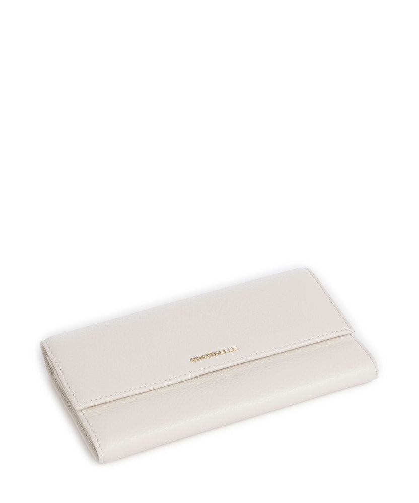 Coccinelle Metallic Soft Wallet blanco