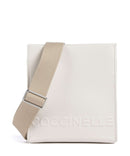 Coccinelle Myrtha Maxi Logo Bolsa tiracolo blanco