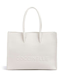 Coccinelle Myrtha Maxi Logo bolsa shopper blanco