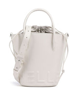 Coccinelle Myrtha Maxi Logo Saco de balde blanco