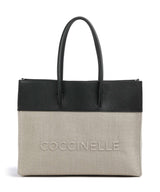 Coccinelle Myrtha bolsa shopper natural/noir