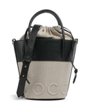 Coccinelle Myrtha Canvas Saco de balde natural/noir