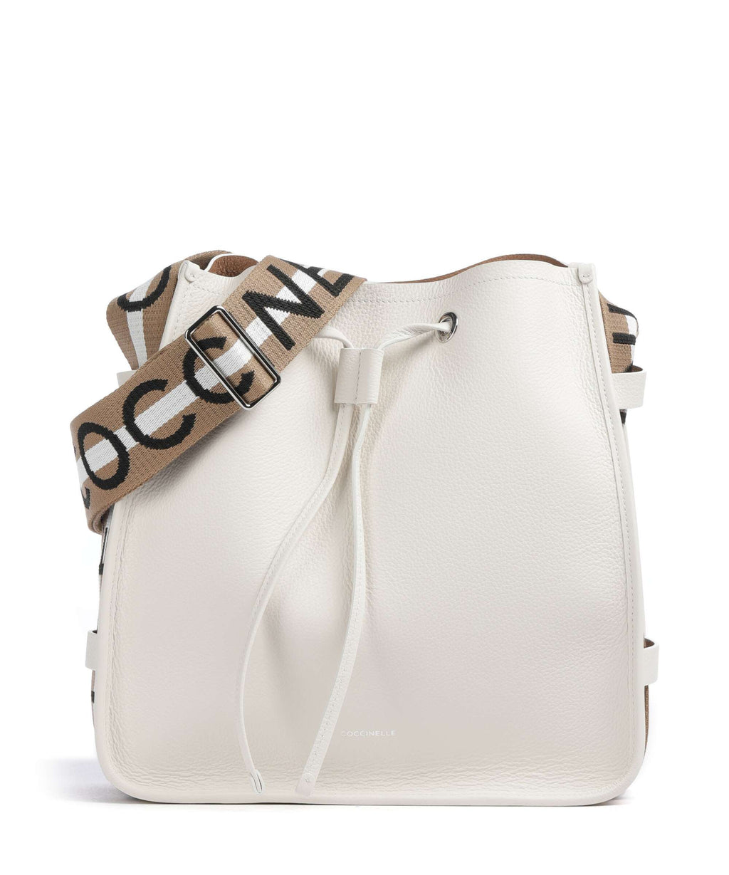 Coccinelle Raquel Bucket bag blanco/skin