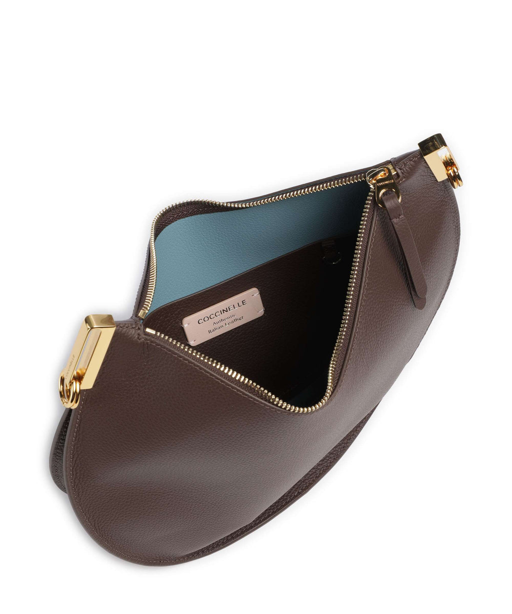 Coccinelle Sunup Hobo bag brunet/arctic blue