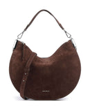 Coccinelle Sunup Suede Bolsa tiracolo brunette