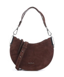 Coccinelle Sunup Suede Bolsa tiracolo brunette