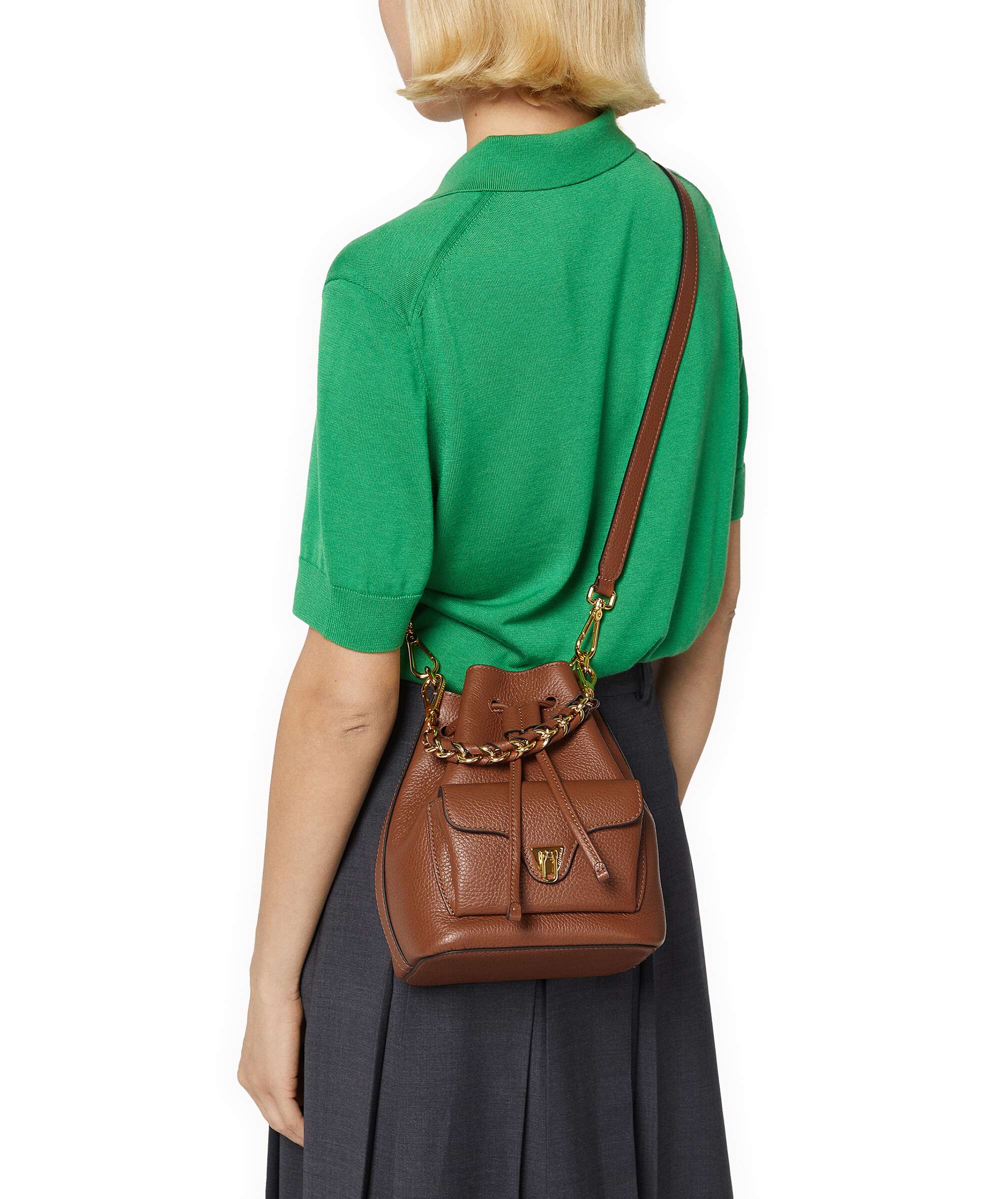 Coccinelle Beat Generation Bucket bag cognac