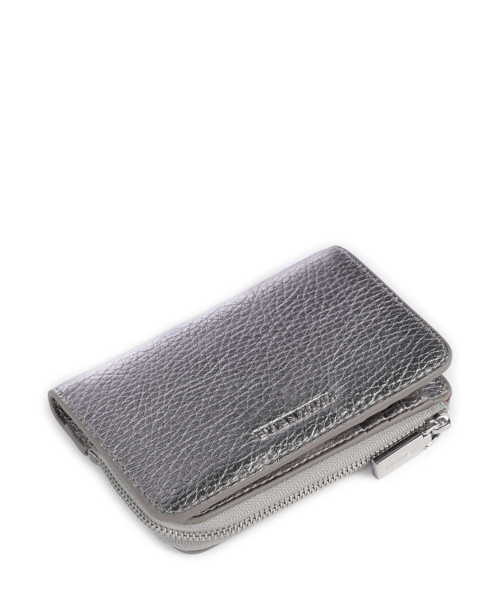 Coccinelle Metallic Soft Wallet steel