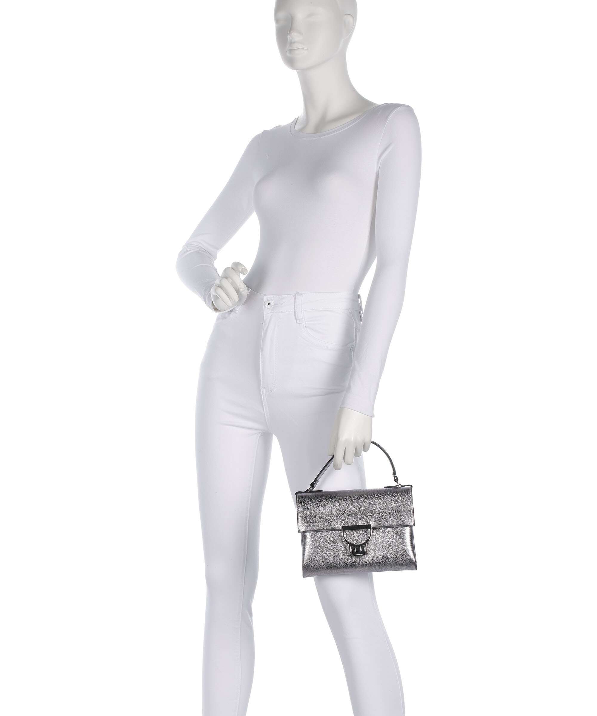 Coccinelle Arlettis Handbag steel